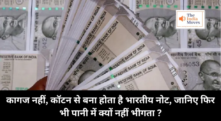 Amazing Facts on Indian Currency : कागज नहीं, कॉटन से बना होता है भारतीय नोट, जानिए फिर भी पानी में क्यों नहीं भीगता ?