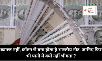 Amazing Facts on Indian Currency : कागज नहीं, कॉटन से बना होता है भारतीय नोट, जानिए फिर भी पानी में क्यों नहीं भीगता ?