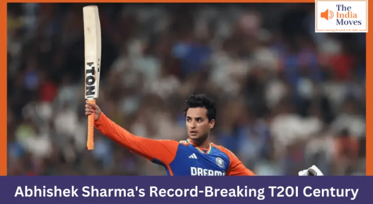 Abhishek Sharma's Record-Breaking T20I Century