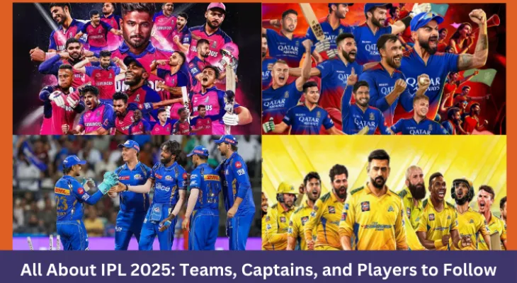 All About IPL 2025: Teams, Captains, and Players to Follow