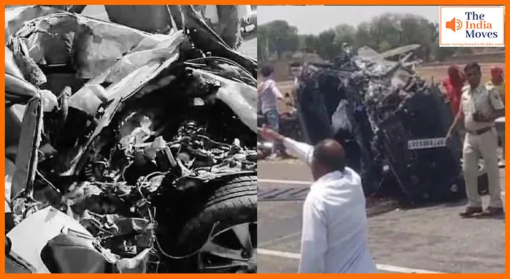 जयपुर में दौसा-मनोरपुर हाईवे पर दुल्हन समेत 5 की मौत