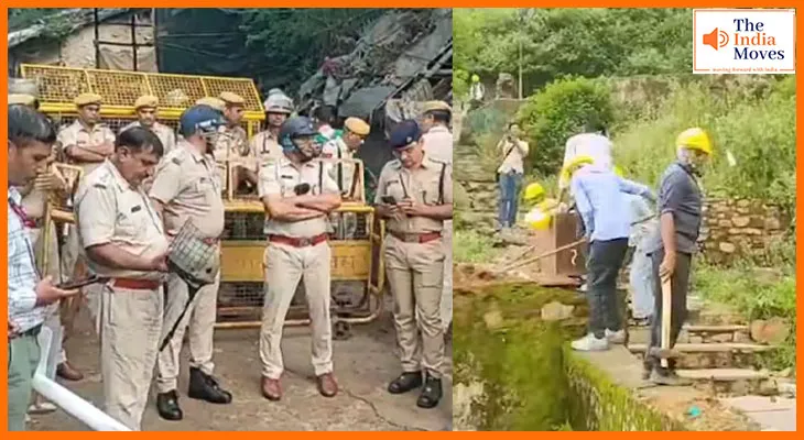 अजमेर: तारागढ़ फोर्ट के पास अवैध कब्जे पर चला बुलडोजर, भारी सुरक्षाबल तैनात