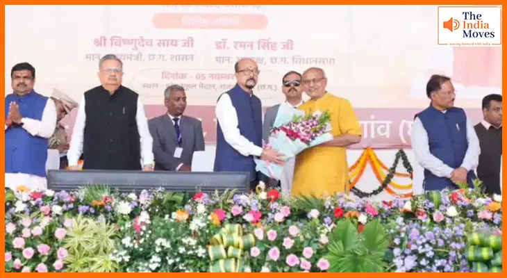 छत्तीसगढ़ की सांस्कृतिक धरोहर और विकास यात्रा पर उपराष्ट्रपति सी.पी. राधाकृष्णन ने जताई प्रसन्नता