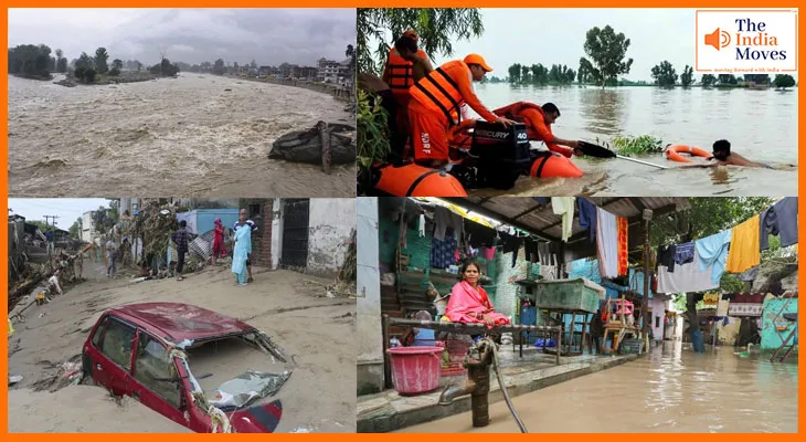 कश्मीर, दिल्ली से पंजाब तक बारिश का तांडव, लैंडस्लाइड और बाढ़ से बिगड़े हालात