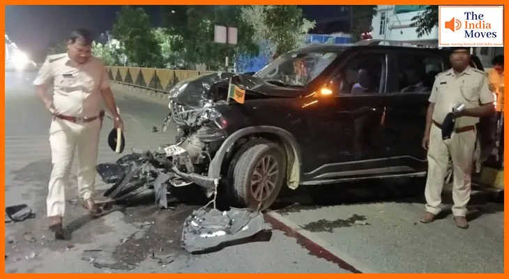 वाहन चेकिंग के दौरान स्कॉर्पियो ने 3 पुलिसकर्मियों को रौंदा, एक की मौत