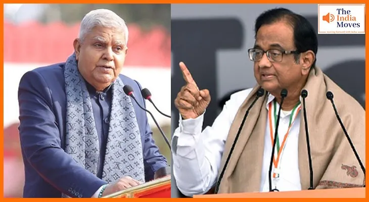 जगदीप धनखड़ के इस्तीफे पर कांग्रेस नेता पी. चिदंबरम का बड़ा दावा, बताई असली वजह