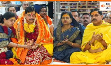 महाकालेश्वर मंदिर में सीएम मोहन यादव ने किया पंचामृत अभिषेक