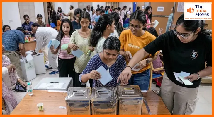 DUSU चुनाव 2025 की मतगणना शुरू,आज तय होगा छात्र राजनीति का भविष्य
