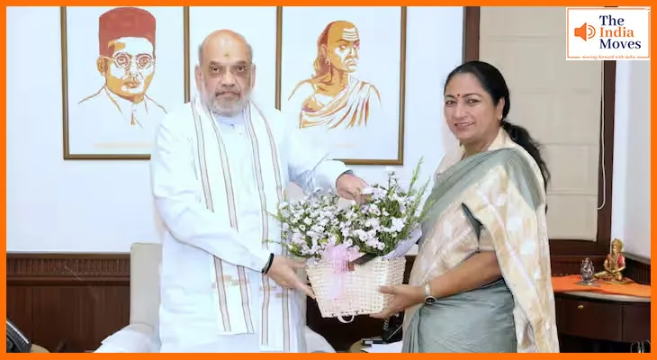 दिल्ली की मुख्यमंत्री रेखा गुप्ता ने की गृह मंत्री अमित शाह से मुलाकात, 'Viksit Delhi' मिशन पर हुई चर्चा