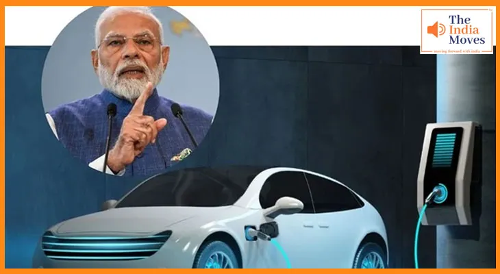 प्रधानमंत्री मोदी अहमदाबाद में बोले: दर्जनों देशों में चलेंगी EV, होगी 'मेड इन इंडिया