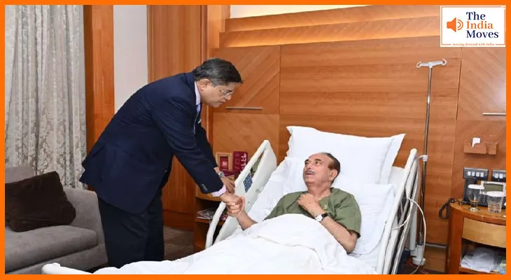 सर्वदलीय प्रतिनिधिमंडल के विदेश दौरे के दौरान गुलाम नबी आजाद की बिगड़ी तबीयत