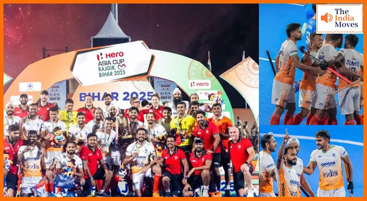 Hockey Asia Cup 2025: भारत ने चौथी बार खिताब जीता, साउथ कोरिया को 4-1 से हराया