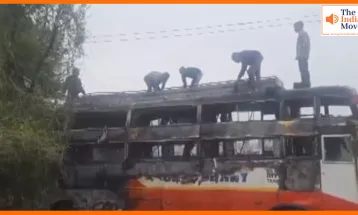जयपुर में भीषण हादसा, हाईटेंशन लाइन की चपेट में आई मजदूरों से भरी बस, 2 की मौत, कई लोग झुलसे