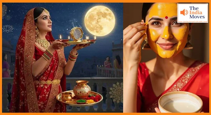 Karwa Chauth 2025: बिना पार्लर जाए पाएं ब्राइडल ग्लो,घर पर करें ऐसा मेकअप कि पति की नज़रें थम जाएं