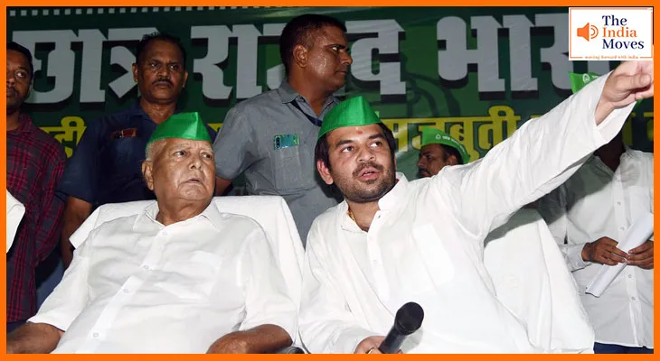 लालू यादव ने अपने बेटे तेज प्रताप यादव को पार्टी से निकाला