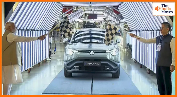 गुजरात में PM मोदी ने मारुती EV प्लांट को दिखाई हरी झंडी, 100 देशों में निर्यात होगी SUV