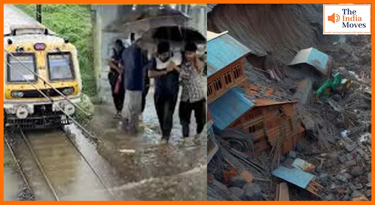 मुंबई में आफत की बारिश: विक्रोली में लैंडस्लाइड से 2 की की मौत