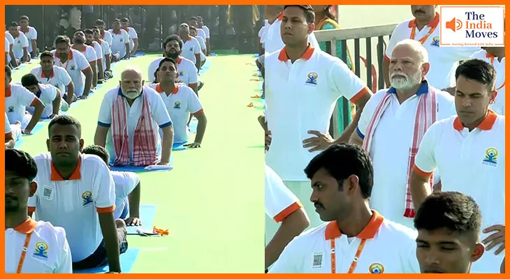 योग दिवस 2025 पर पीएम मोदी ने विशाखापत्तनम से दिया योग का संदेश
