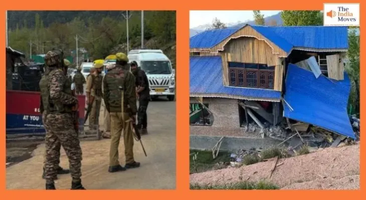 पहलगाम हमले के बाद ऑपरेशन तेज, आतंकी ठिकानों पर चल रहा बुलडोजर