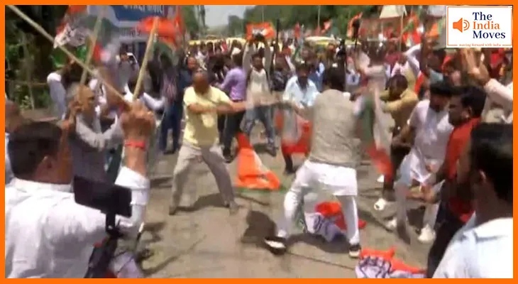 पीएम मोदी के खिलाफ आपत्तिजनक टिप्पणी पर पटना में बीजेपी कार्यकर्ताओं का प्रदर्शन