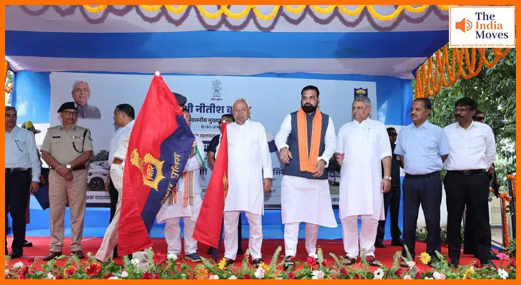 नीतीश कुमार का तोहफा: 71 नए पुलिस वाहन ट्रैफिक डीएसपी और थानों को मिले