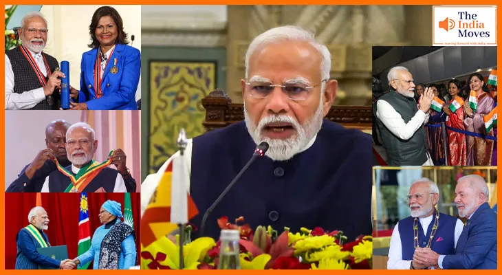 प्रधानमंत्री मोदी की विदेश यात्रा ने वैश्विक मंच पर लहराया भारत का परचम