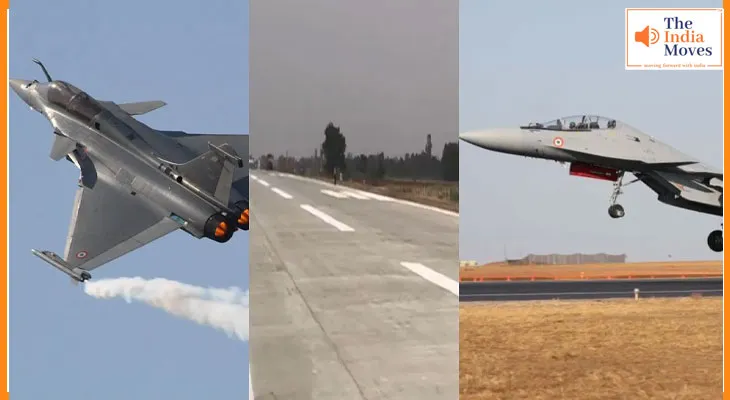 देश का पहला नाइट लैंडिंग IAF Aircraft Landing Expressway बना यूपी का गंगा एक्सप्रेसवे!