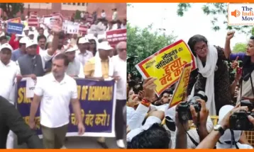 SIR और 'वोट चोरी' के खिलाफ विपक्ष का हंगामा, प्रियंका-राहुल हिरासत में, महुआ मोइत्रा बेहोश