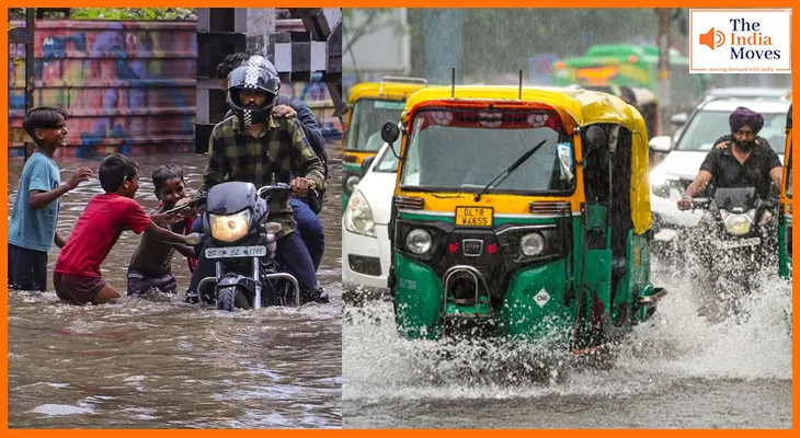 देशभर में बारिश का कहर: दिल्ली-NCR पानी-पानी, कई राज्यों में रेड अलर्ट