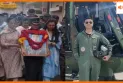 शहीद पायलट राजवीर को अंतिम सलामी, पत्नी दीपिका चौहान की आंखें हुईं नम