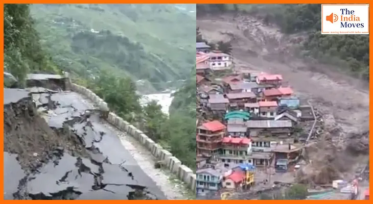उत्तरकाशी के भटवाड़ी में लैंडस्लाइड से फंसी रेस्क्यू टीमें, मौसम विभाग का रेड अलर्ट