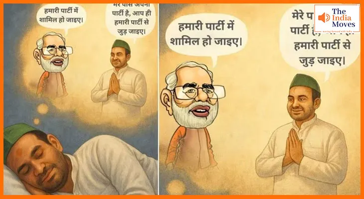 तेज प्रताप के सपने में आए PM मोदी ने दिया ऑफर, BJP में आ जाओ'