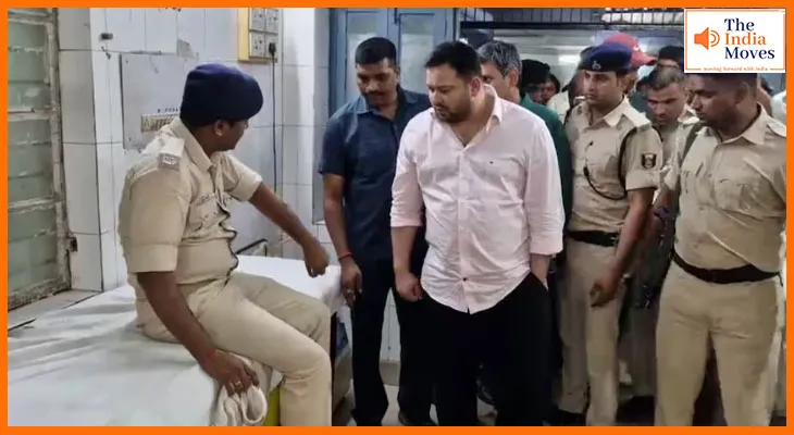 Tejashwi Yadav के काफिले में बड़ी सुरक्षा चूक: तेज रफ्तार ट्रक घुसा, तीन सुरक्षाकर्मी घायल